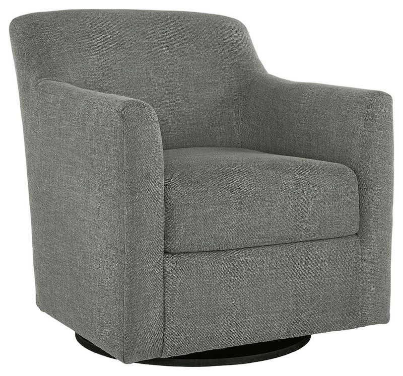 Bradney - Gray - Swivel Accent Chair