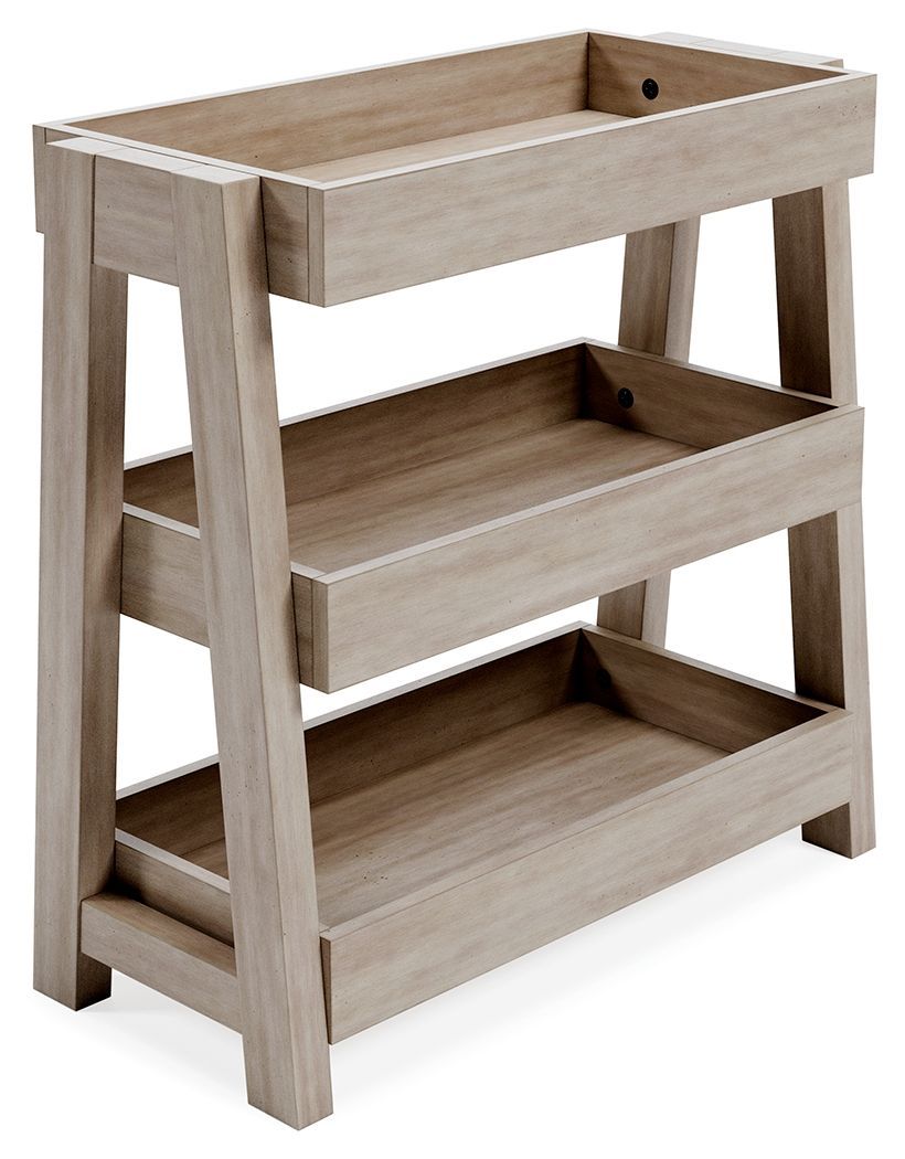 Blariden - Light Tan - Shelf Accent Table
