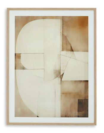 Corlain - Brown / Tan / White - Wall Art