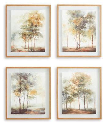Bryneford - Multi - Wall Art Set (Set of 4)