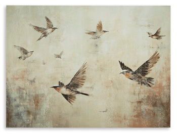 Collmund - Gray / Brown - Wall Art