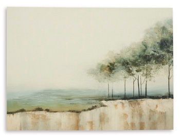 Donry - Beige / Green - Wall Art