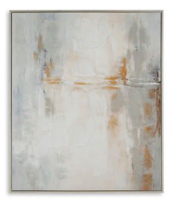 Vallrow - Gray / Amber - Wall Art