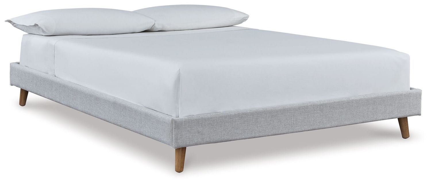 Tannally - Beige - Full Uph Platform Bed