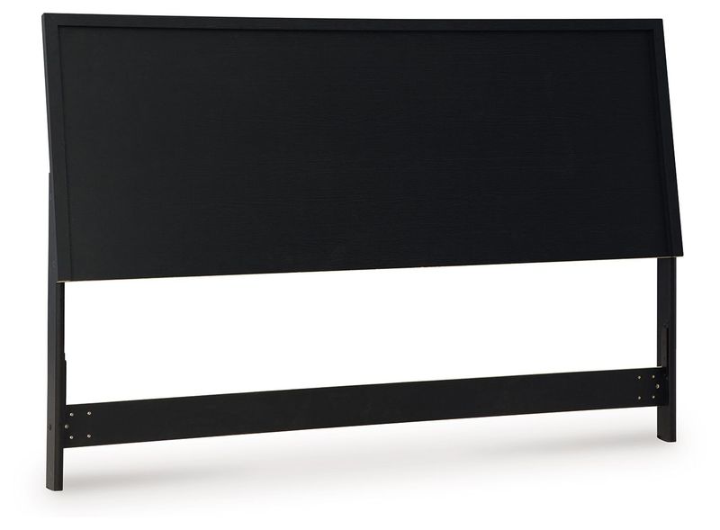Danziar - Black - King Panel Headboard