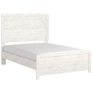 Gerridan - White / Gray - Full Panel Headboard/Footboard