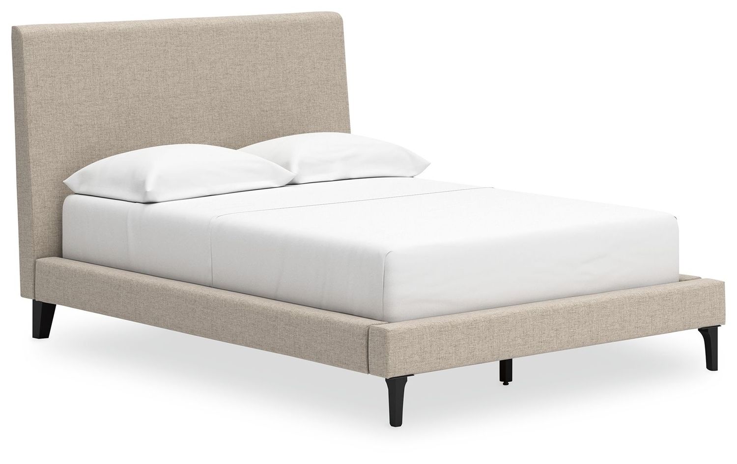 Cielden - Soft Gray - Full Upholstered Bed With Roll Slats