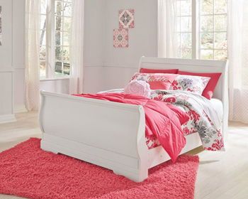 Anarasia - White - Full Sleigh Footboard