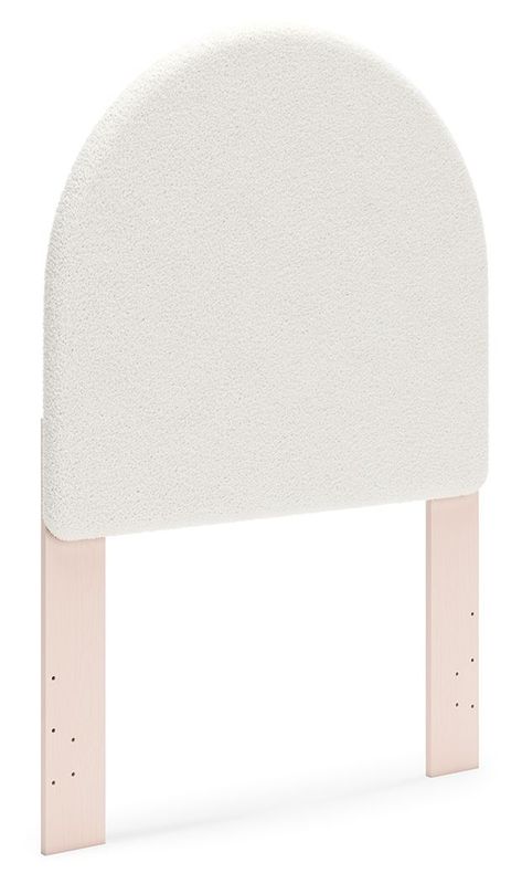 Wistenpine - Blush - Twin Upholstered Panel Headboard