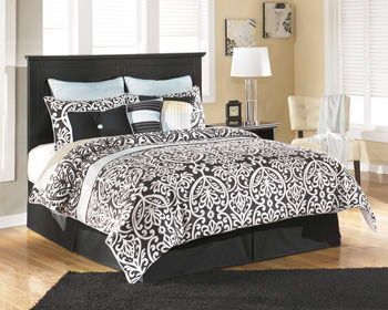 Maribel - Black - King/Cal King Panel Headboard