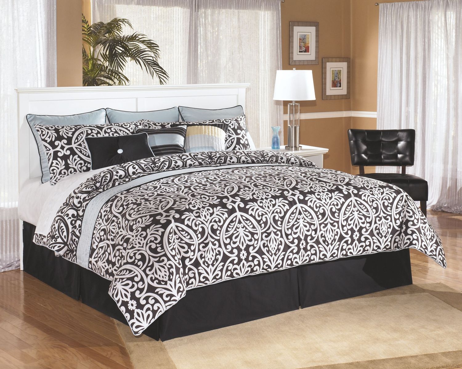 Bostwick Shoals - White - King Panel Headboard