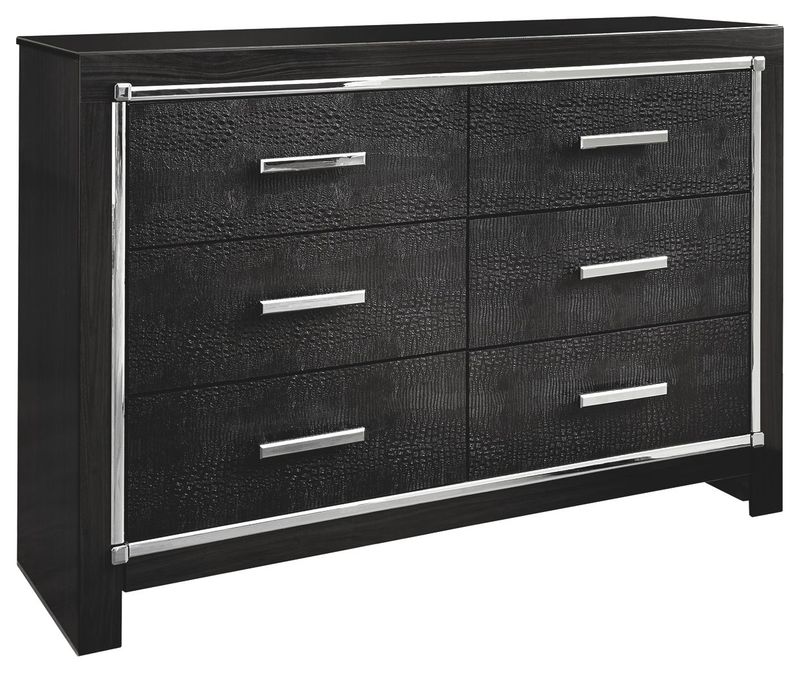 Kaydell - Black - Six Drawer Dresser