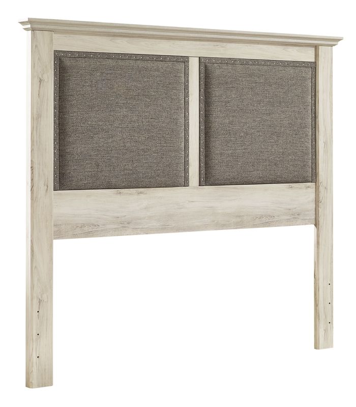 Cambeck - Whitewash - King Uph Panel Headboard