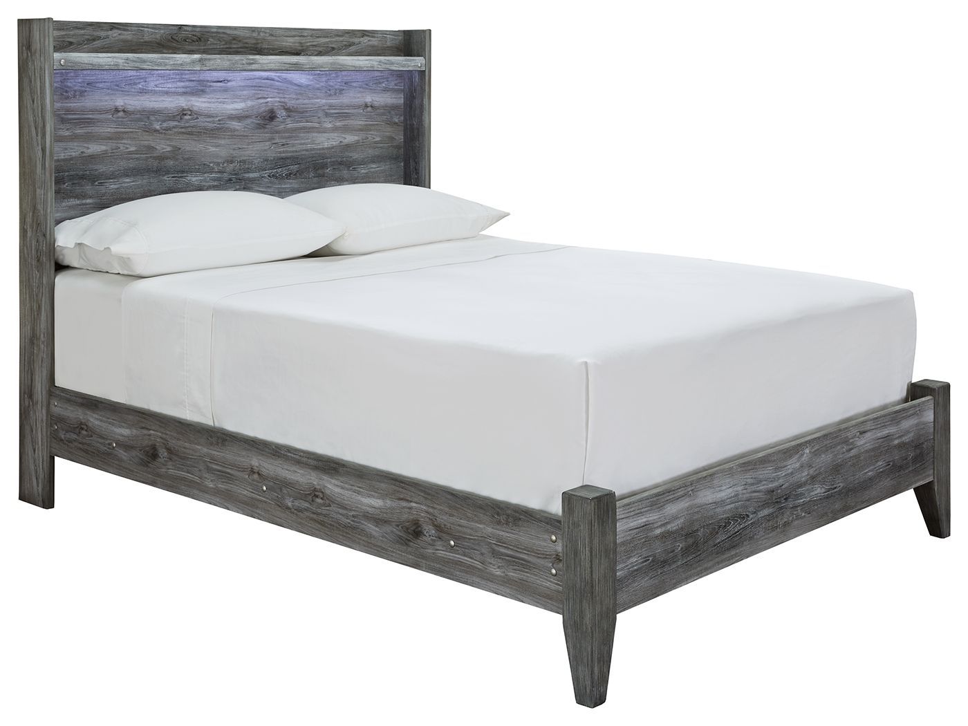 Baystorm - Gray - Full Panel Bed