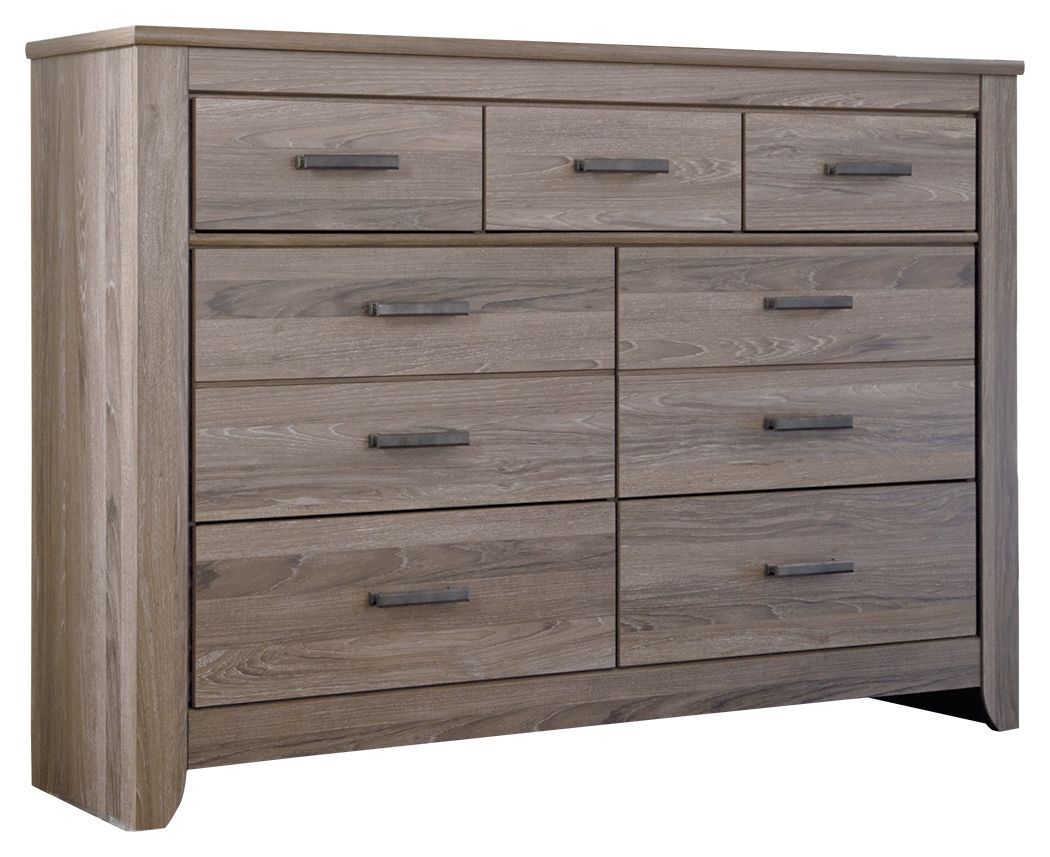 Zelen - Warm Gray - Seven Drawer Dresser