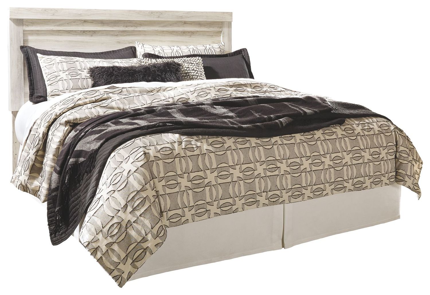 Bellaby - Whitewash - King Panel Headboard
