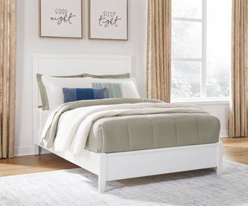 Binterglen - White - Full Panel Headboard/Footboard And Slats