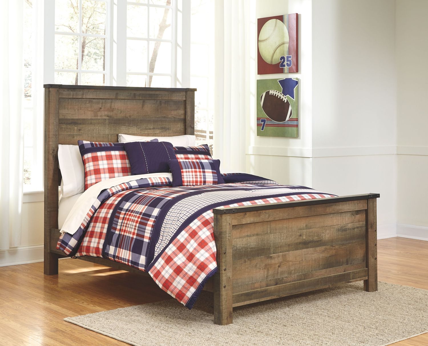 Trinell - Brown - Full Panel Bed