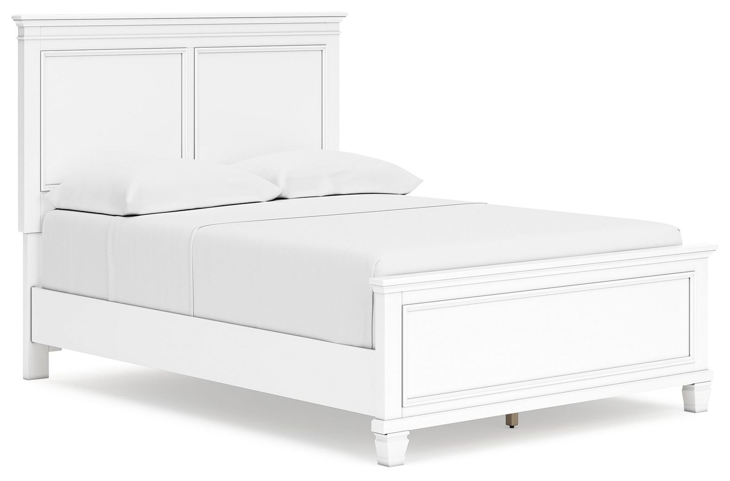Fortman - White - Full Panel Bed