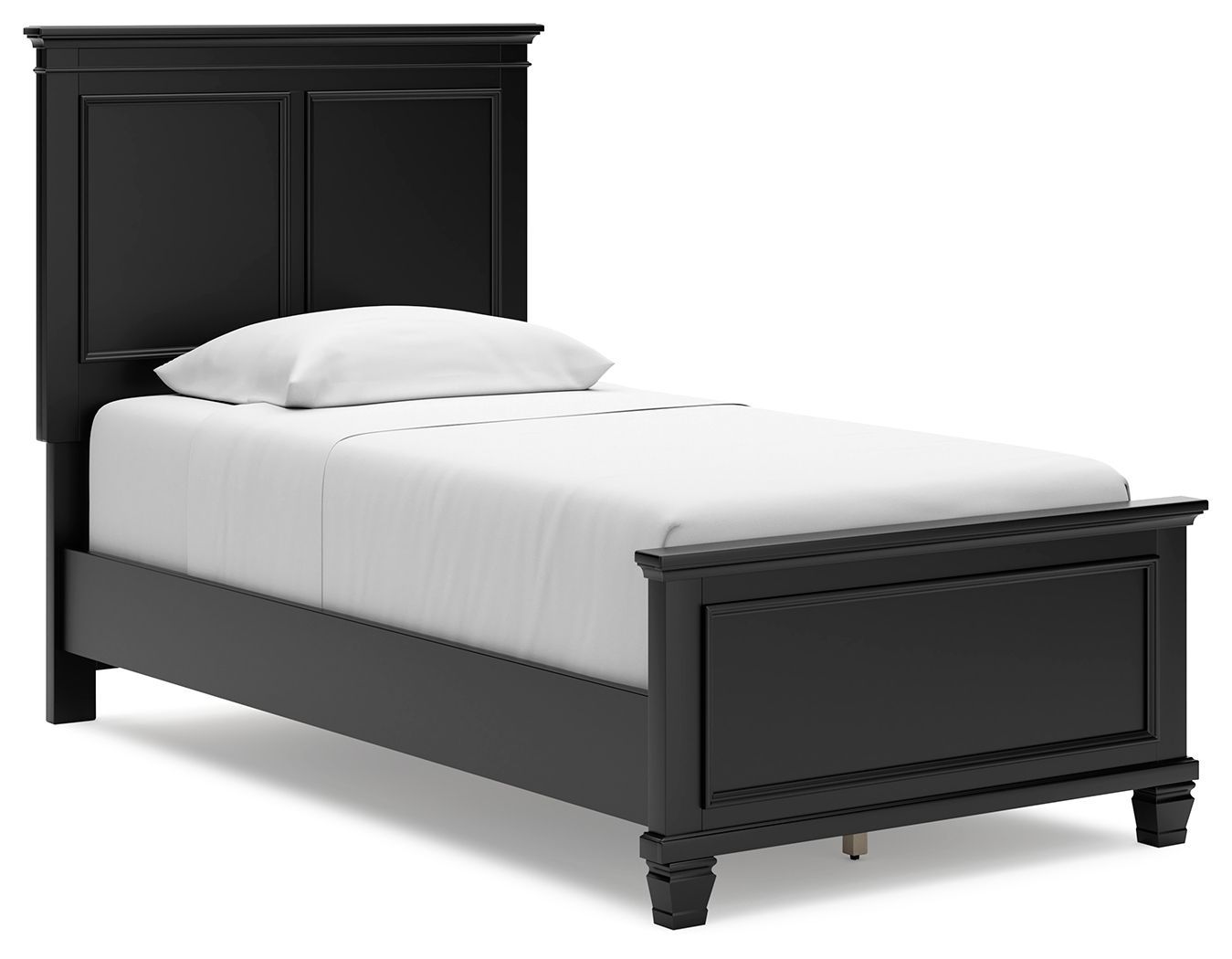 Lanolee - Black - Twin Panel Bed