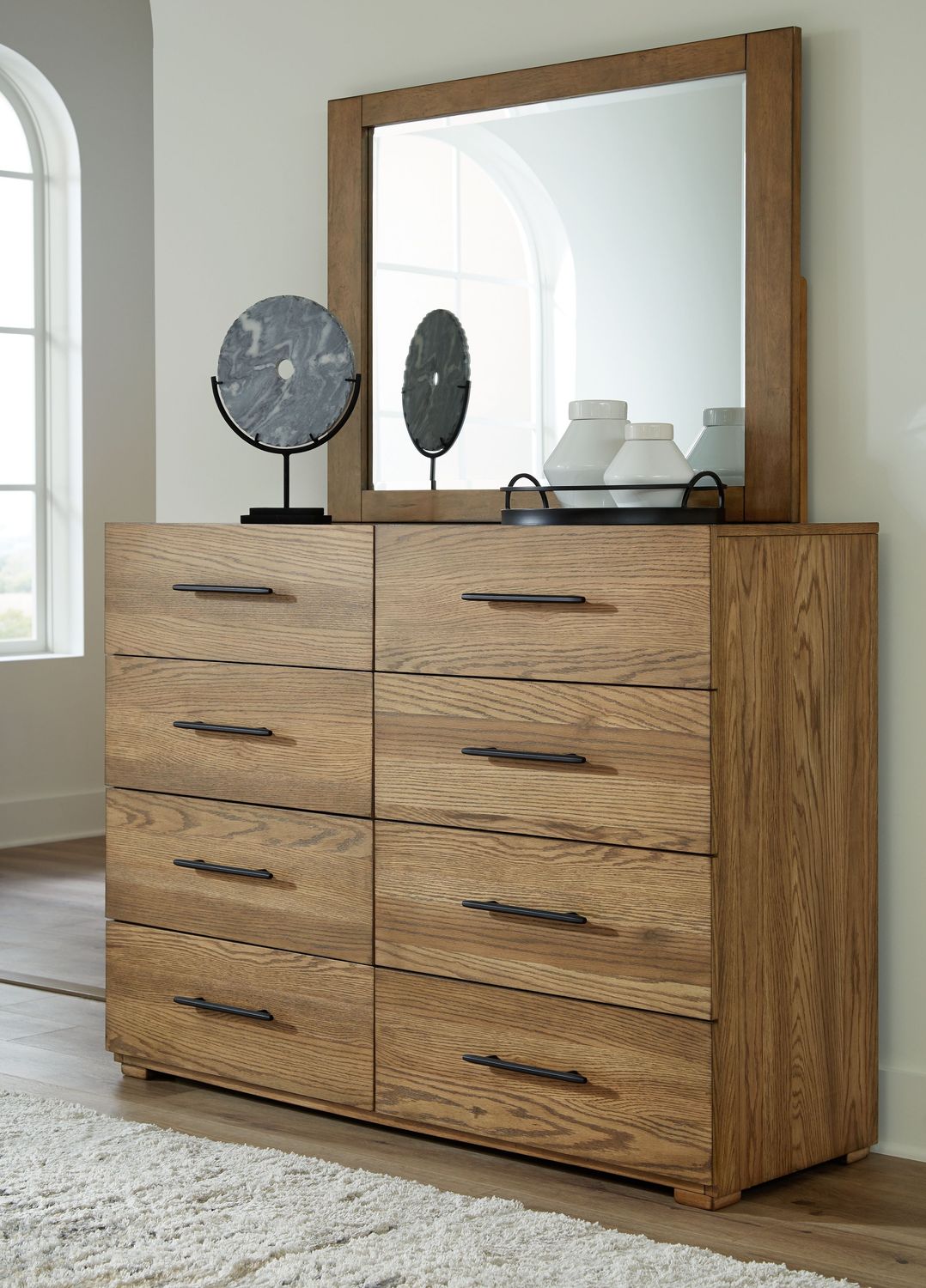 Dakmore - Brown - Dresser, Mirror