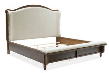 Sturlayne - Brown - King/California King Upholstered Bench Footboard/Slats