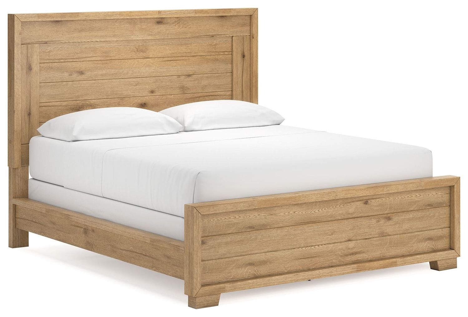 Galliden - Light Brown - California King Panel Bed