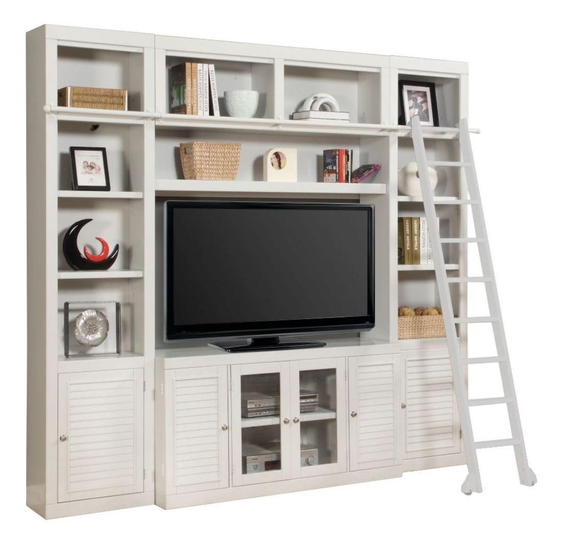 Boca - 5 Piece Entertainment Wall - Cottage White