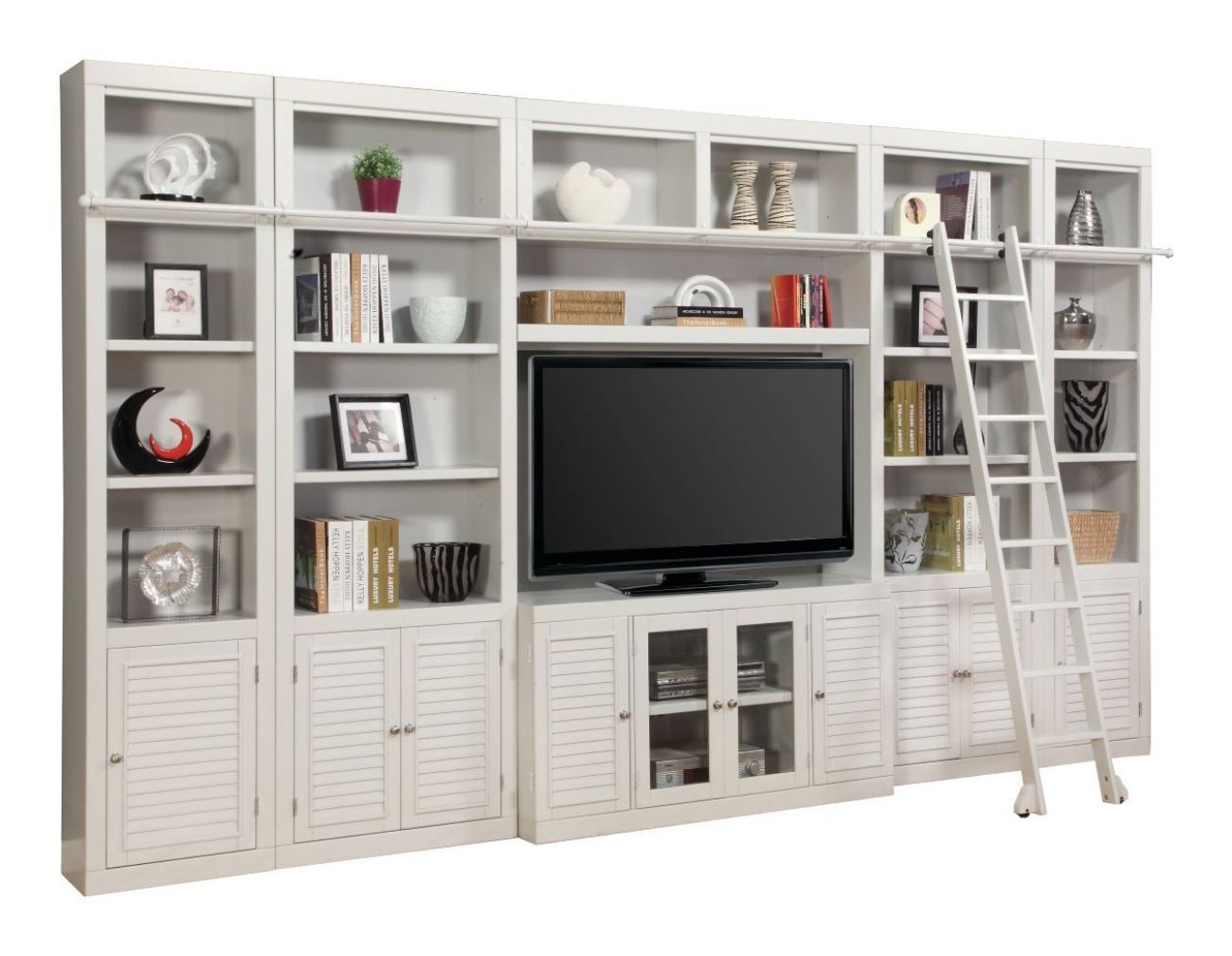 Boca - 7 Piece Entertainment Wall - Cottage White
