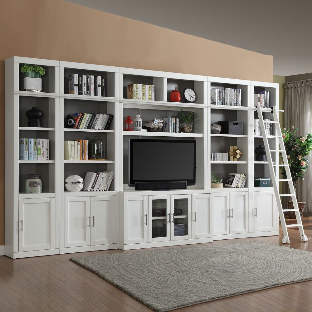 Catalina - 7 Piece Entertainment Wall - Cottage White