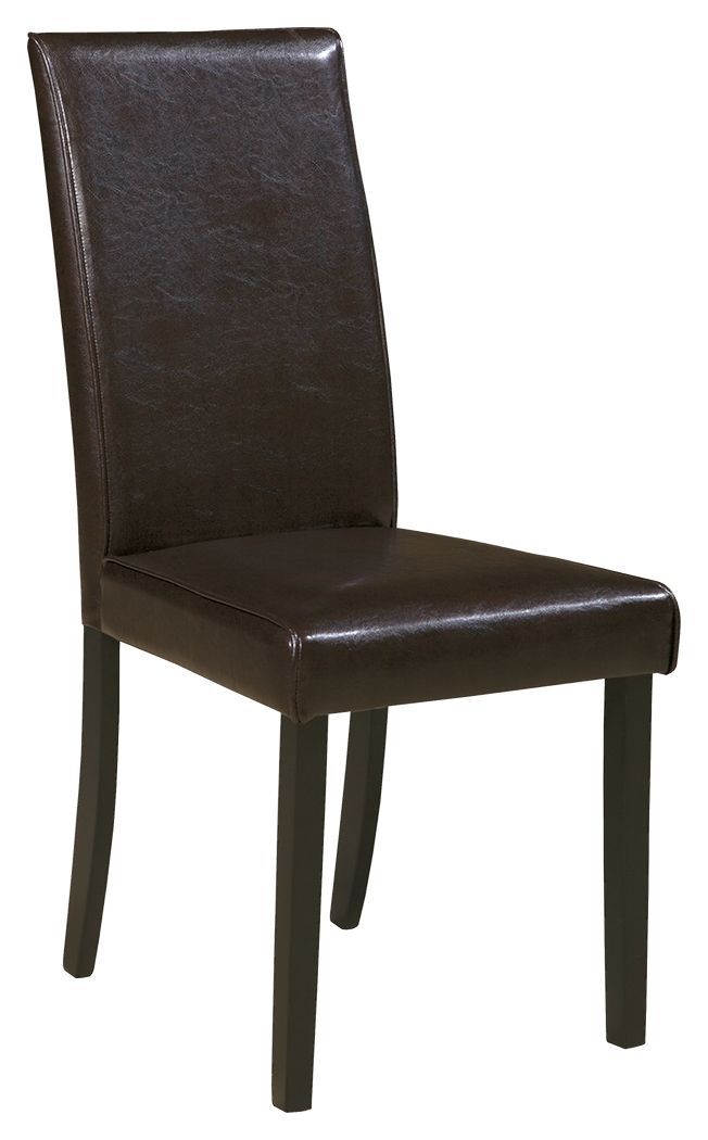 Kimonte - Dark Brown - Dining Uph Side Chair (Set of 2)