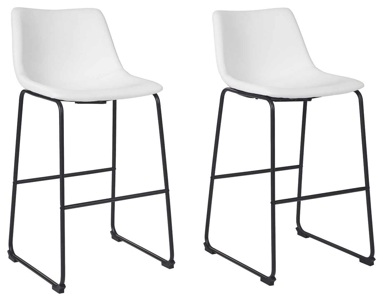 Centiar - White - Tall Uph Barstool (Set of 2)