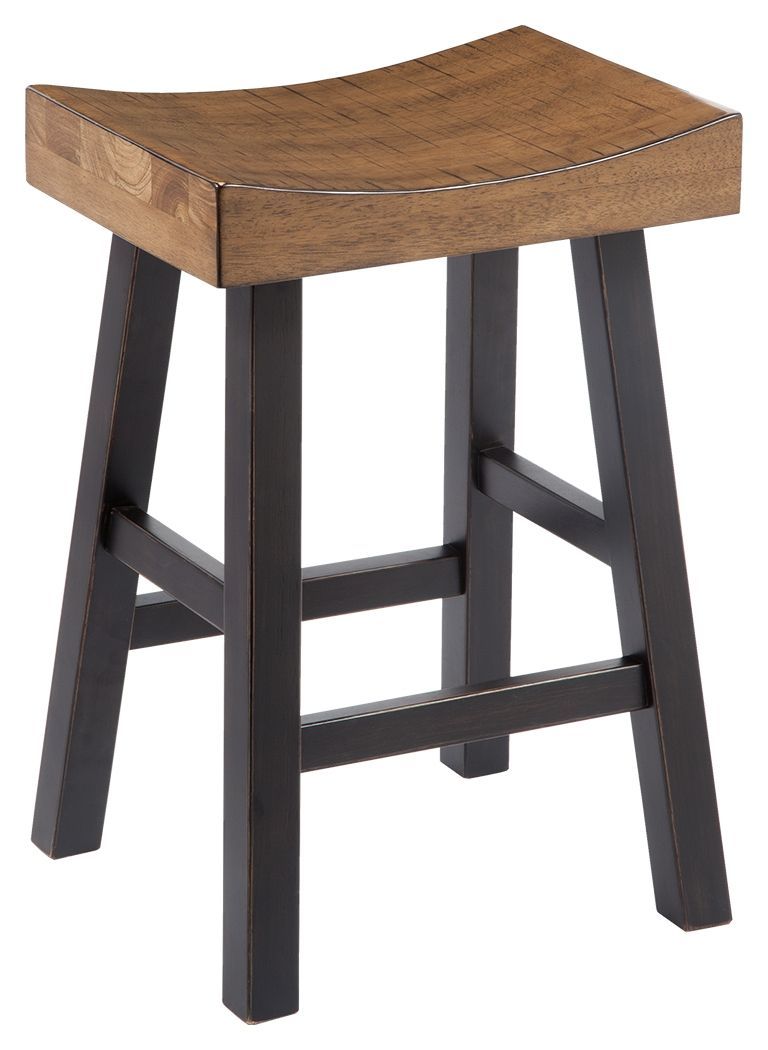 Glosco - Dark Brown - Stool (Set of 2)