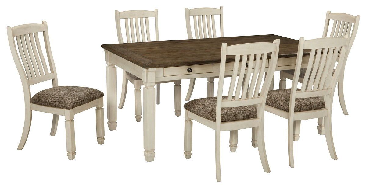 Bolanburg - Beige - 7 Pc. - Dining Room Table, 6 Side Chairs