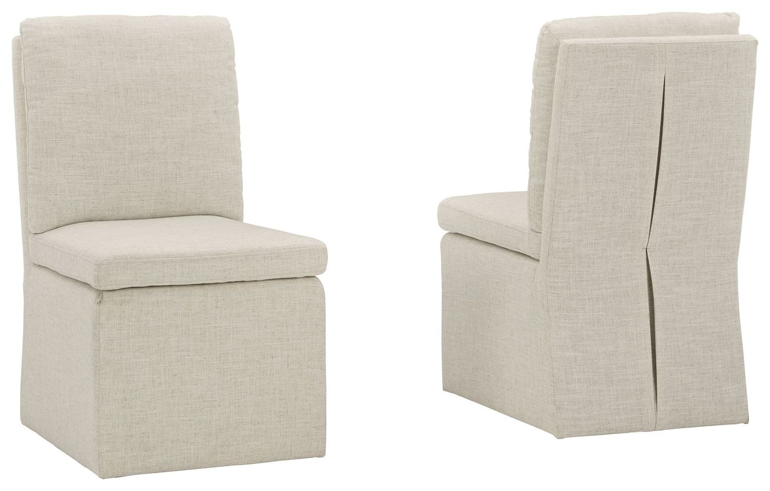 Krystanza - Oatmeal - Dining Uph Side Chair (Set of 2)