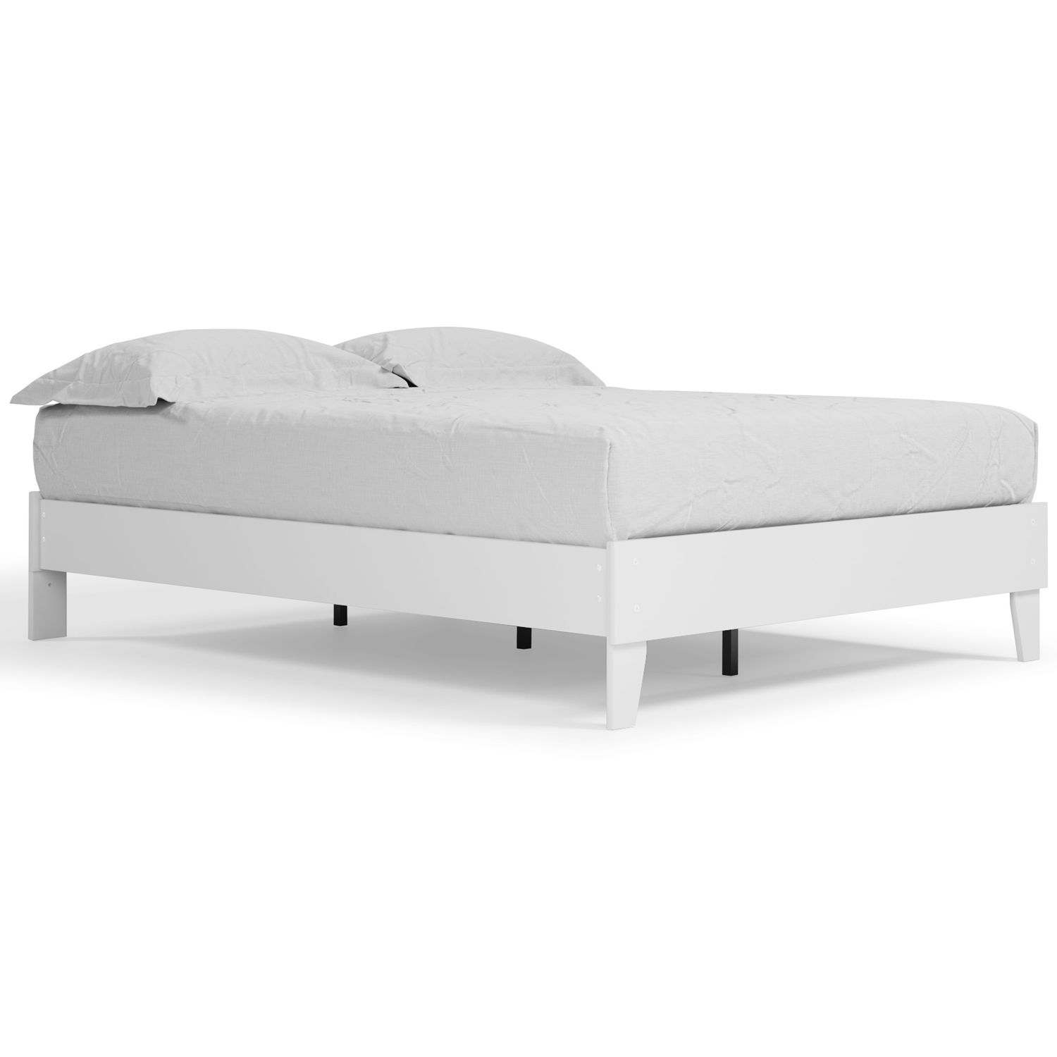 Piperton - White - Queen Platform Bed