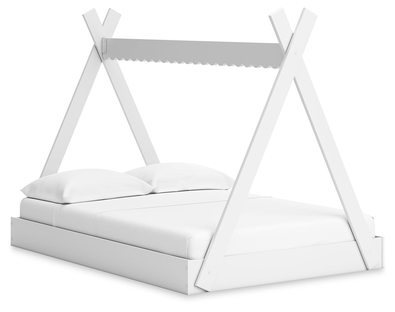 Hallityn - White - Full Tent Complete Bed In Box