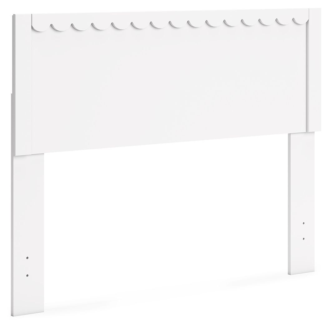 Hallityn - White - Full Panel Headboard