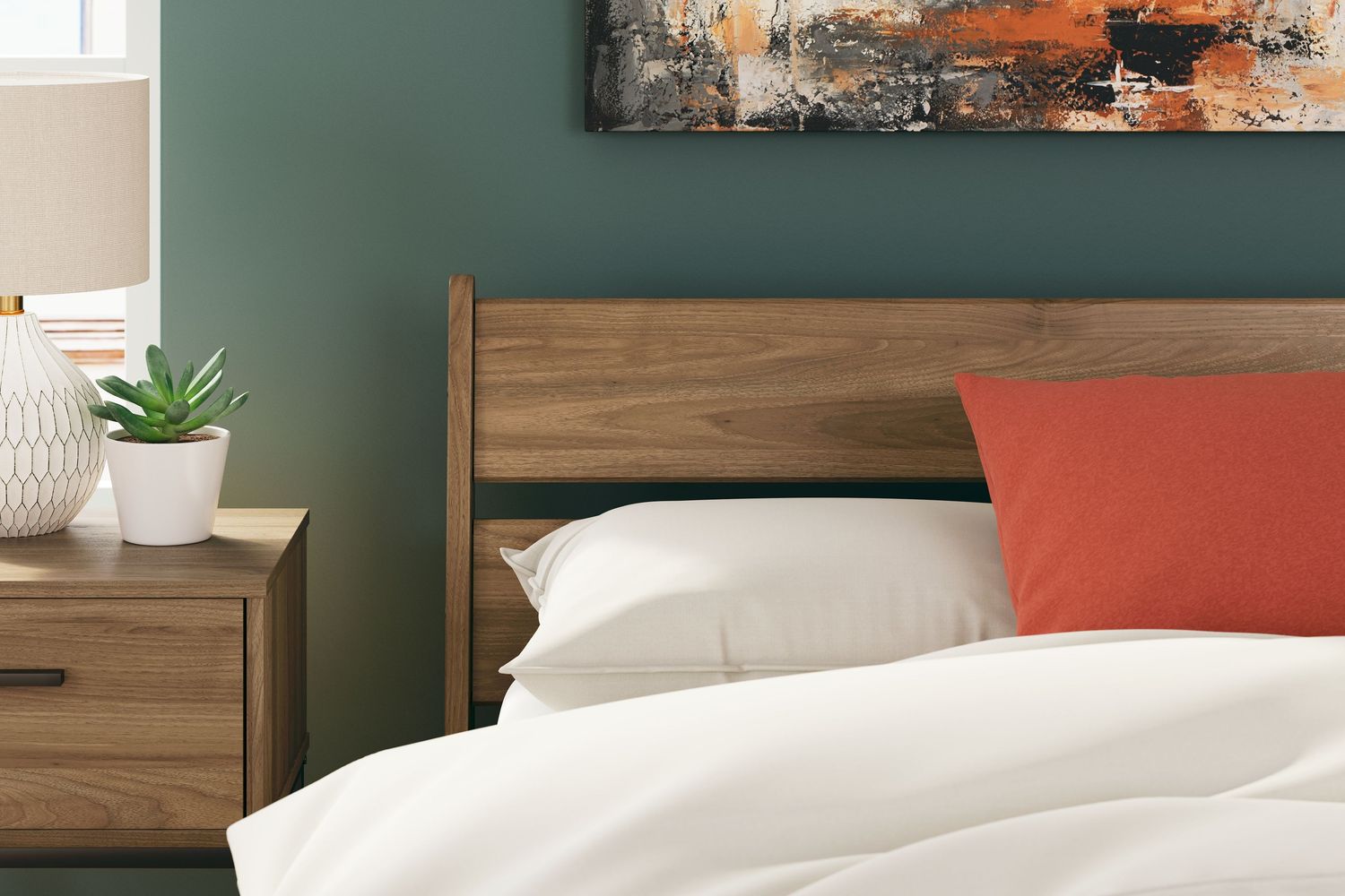 Deanlow - Honey - Full Panel Headboard