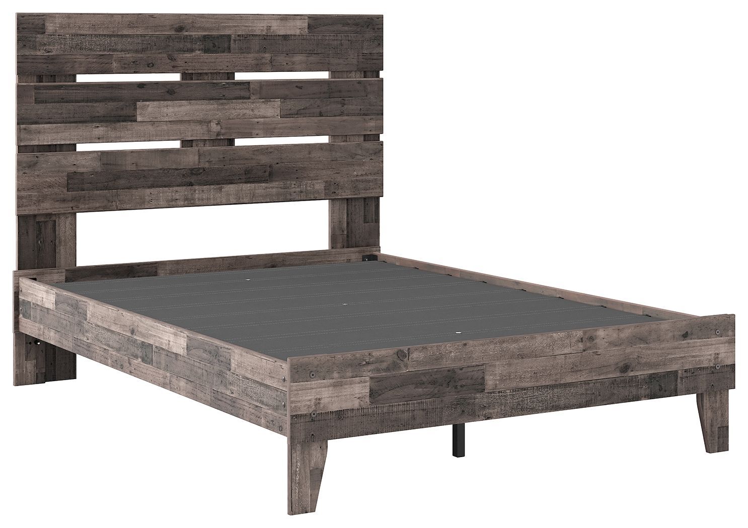 Neilsville - Multi Gray - Full Panel Platform Bed