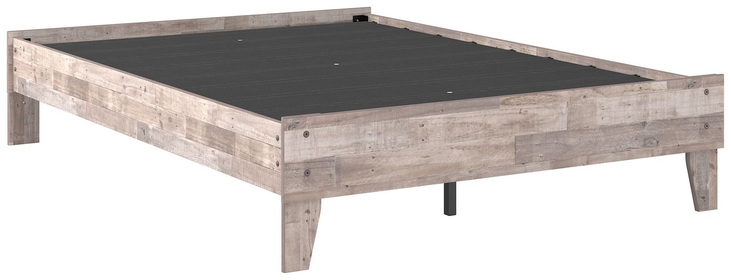 Neilsville - Whitewash - Full Platform Bed