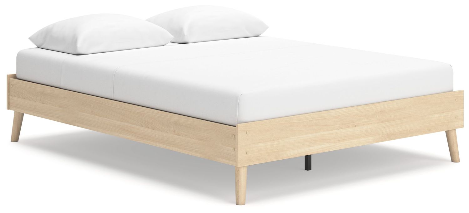 Cabinella - Tan - Queen Platform Bed