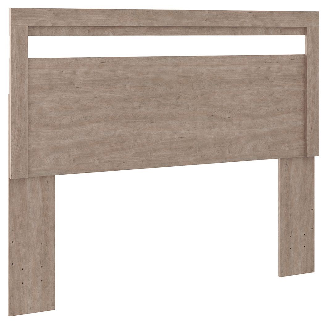 Flannia - Gray - Full Panel Headboard