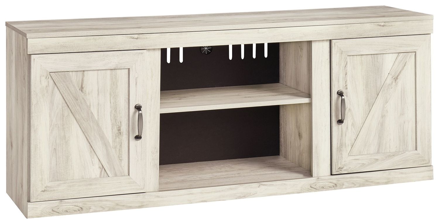 Bellaby - Whitewash - 60" TV Stand W/Fireplace Option
