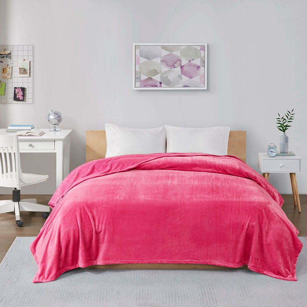 King Oversized Blanket - Pink