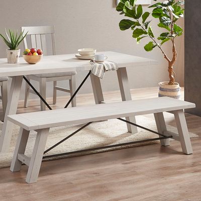 Sonoma - Dining Bench - Reclaimed White