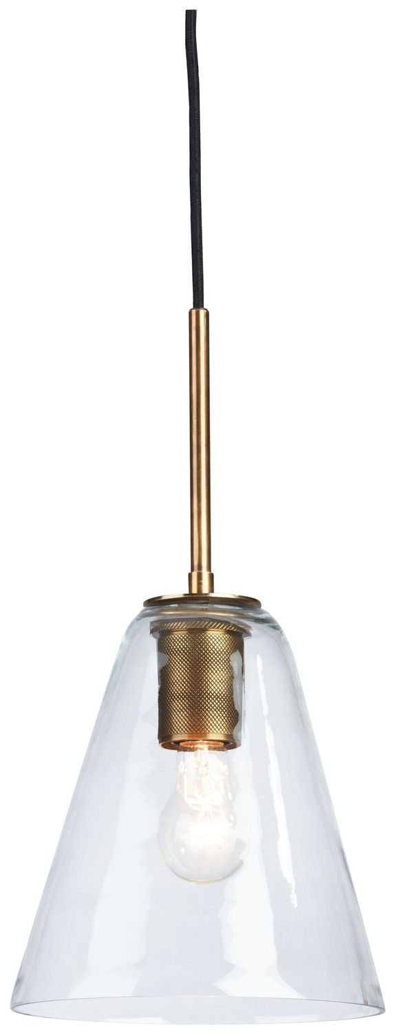 Collbrook - Brass - Glass Pendant Light