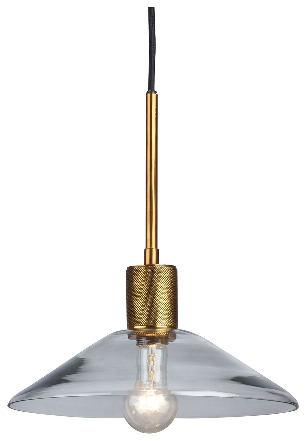Chaness - Brass - Glass Pendant Light