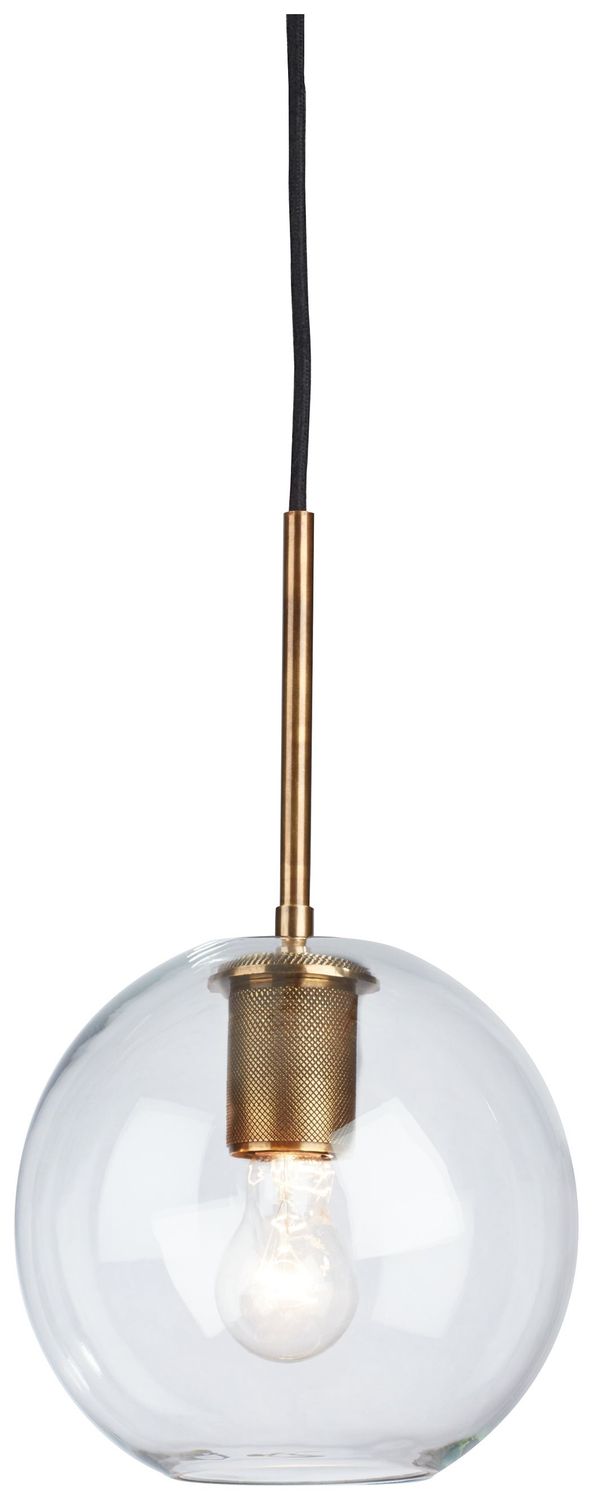 Cordunn - Brass - Glass Pendant Light