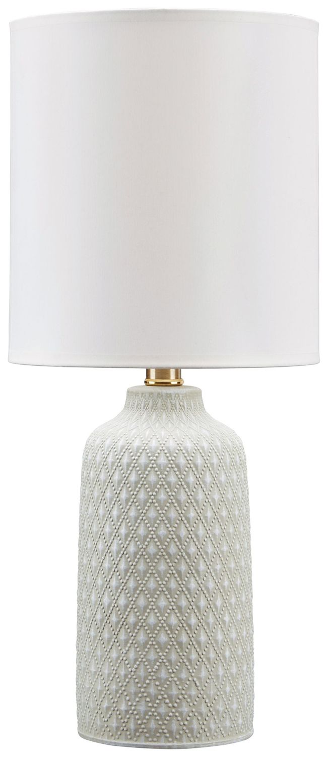 Donnford - Gray - Ceramic Table Lamp